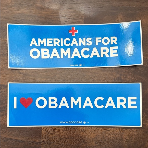 Blue Americans for Obamacare Stickers - Picture 1 of 1